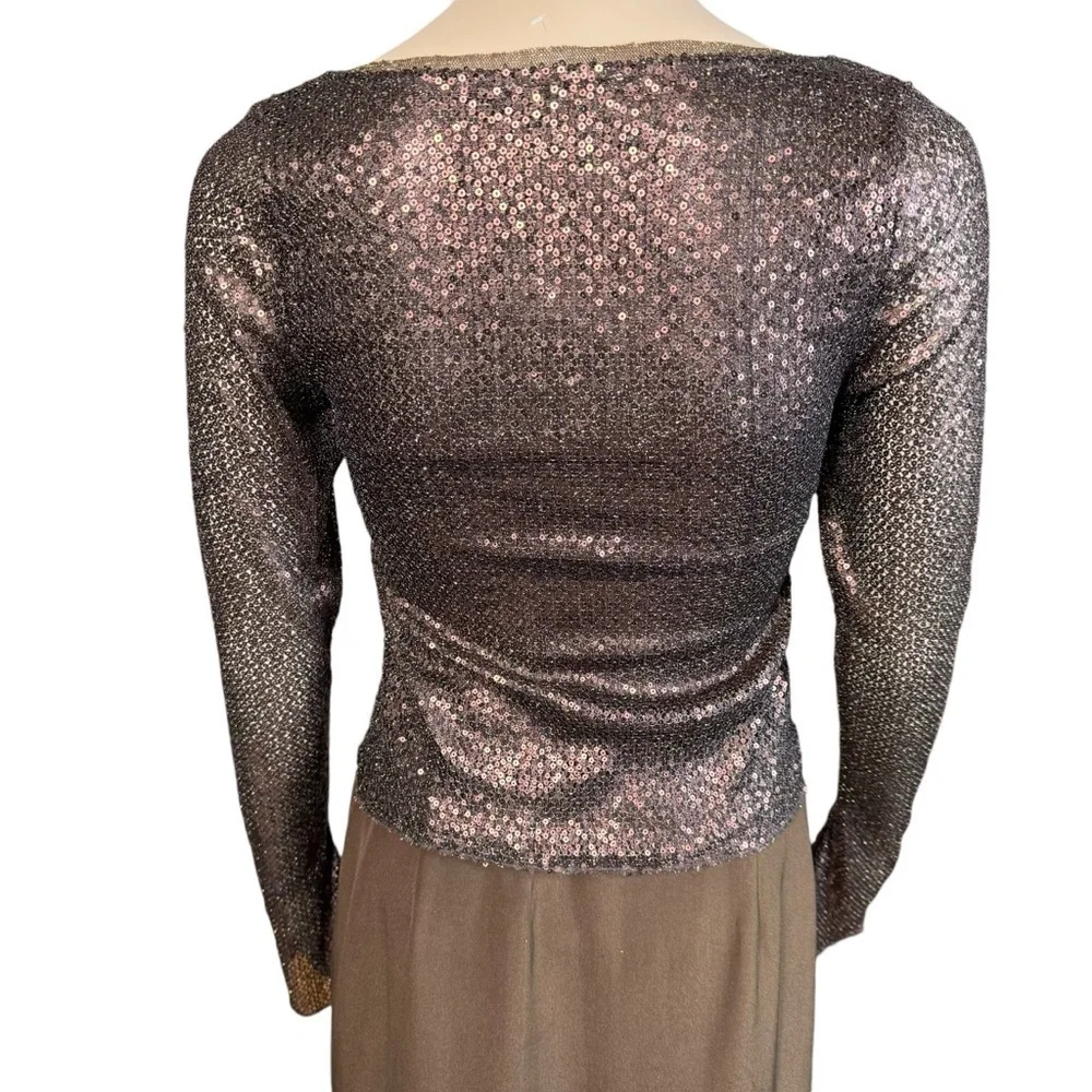 New Free People Late Night Disco Layering Hot Fudge Top Size S